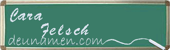 Cara Felsch Visitenkarte